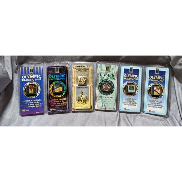 Vintage Unopened 1996 Atlanta Olympics Trading PIns - Picture 9 of 16